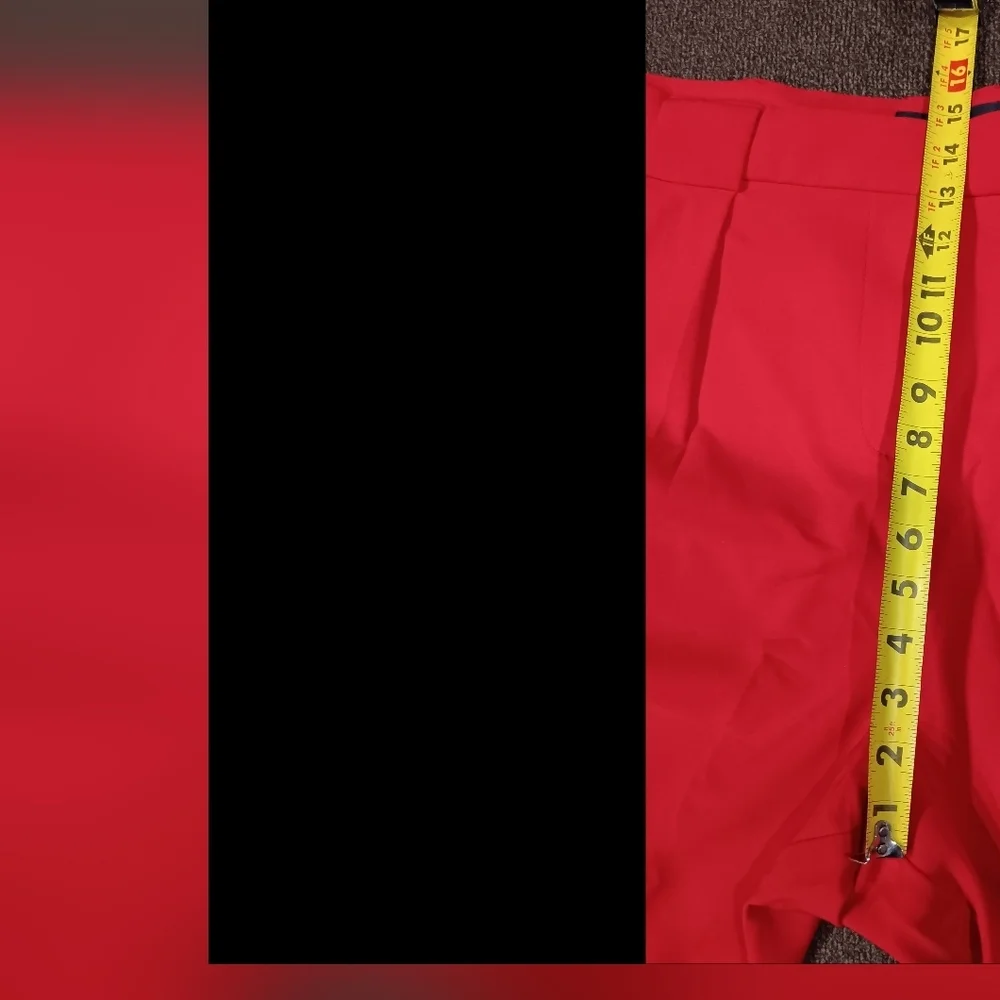 Gabrielle Union Tapered Leg Dress Career Pants Red High Waist Pant NWT Sz XXL/20 - Picture 5 of 12